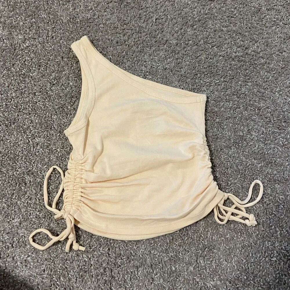 The Flintstones One Shoulder Tank – Women’s Size XS - Picture 2 of 3